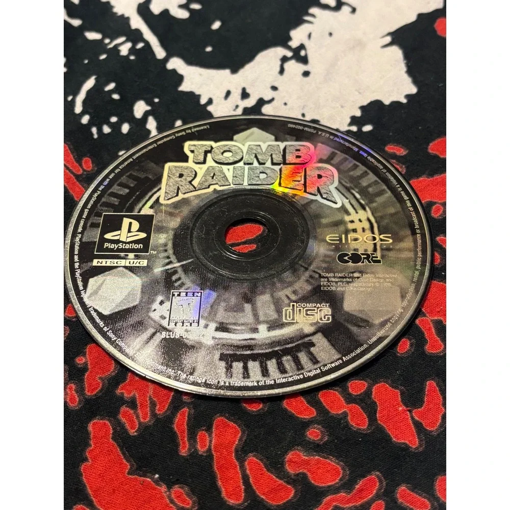 Tomb Raider Sony PlayStation 1 PS1 1996 Video Game Disc Only SLUS-00152 Eidos